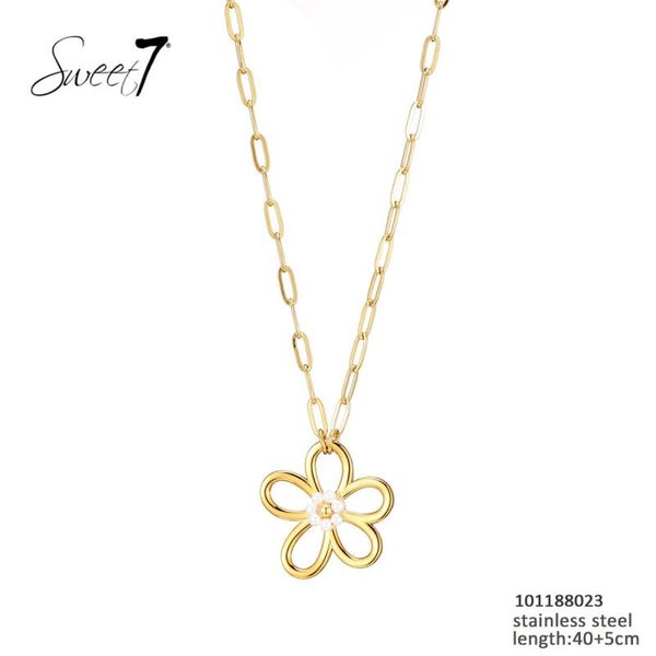 KETTING 101188023 - GOUD/WIT