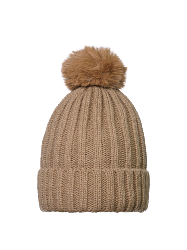 BEANIE FURRY - BEIGE