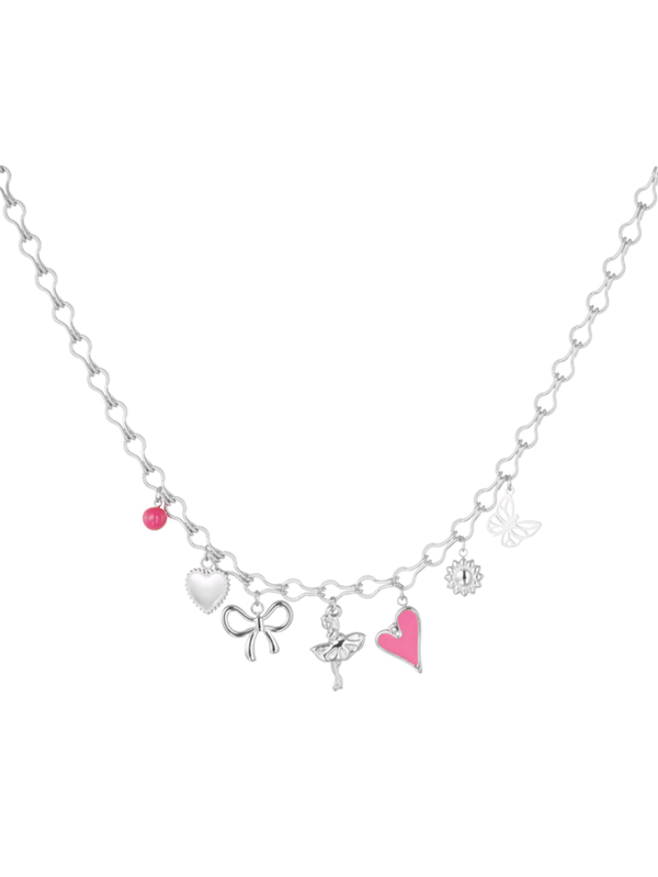 BEDELKETTING DANCING IN THE SKY - ZILVER