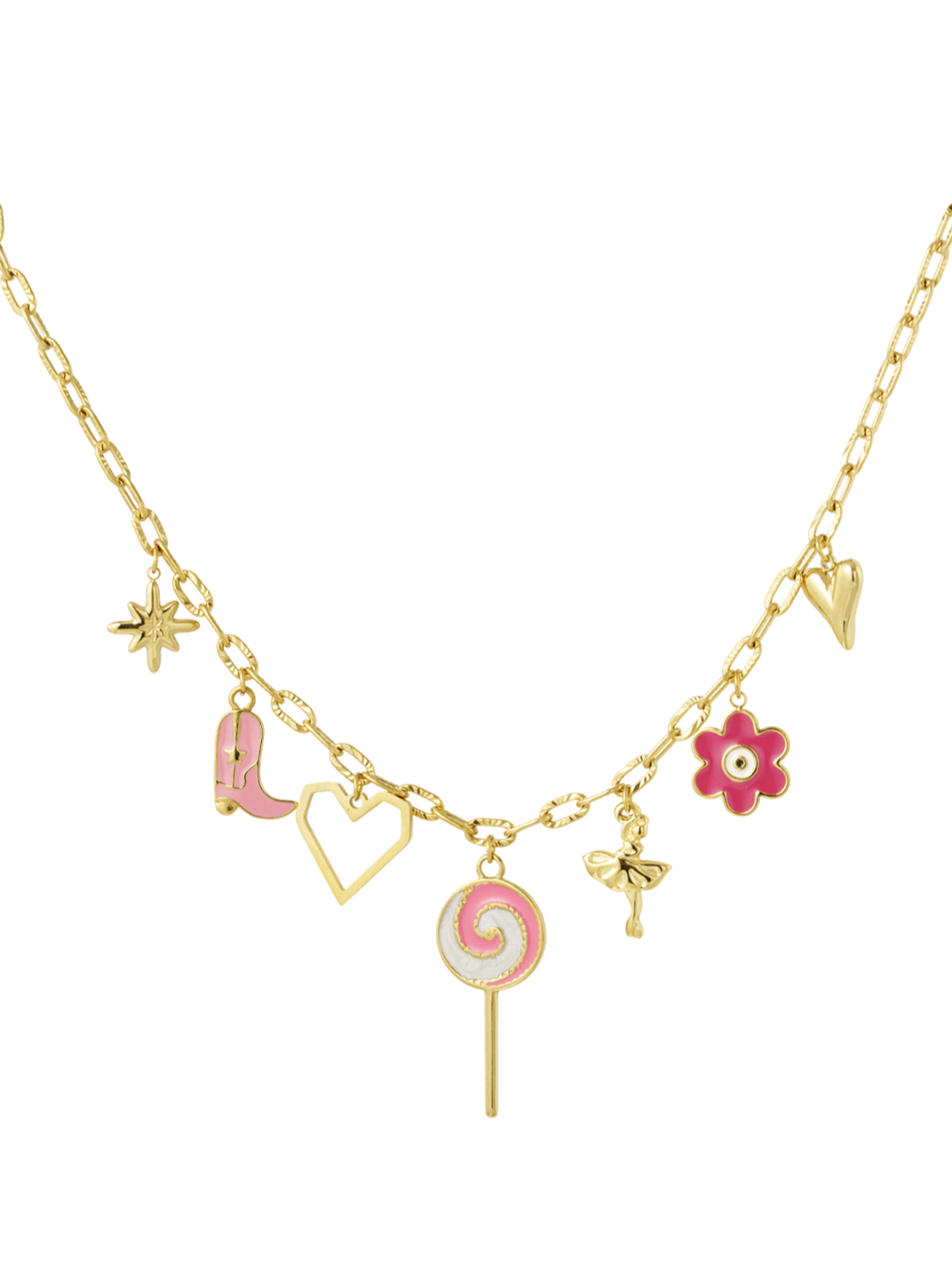 BEDELKETTING CANDYSTORE - GOUD