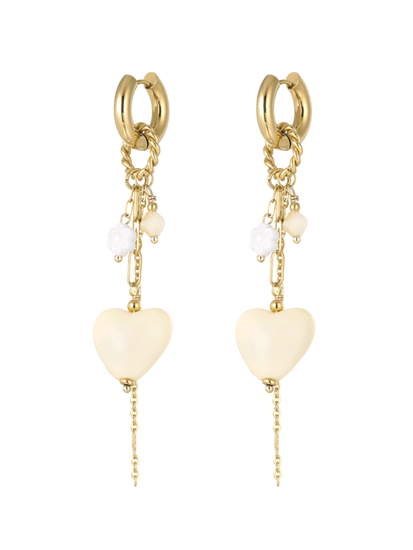 OORBELLEN LOVE PARTY - BEIGE