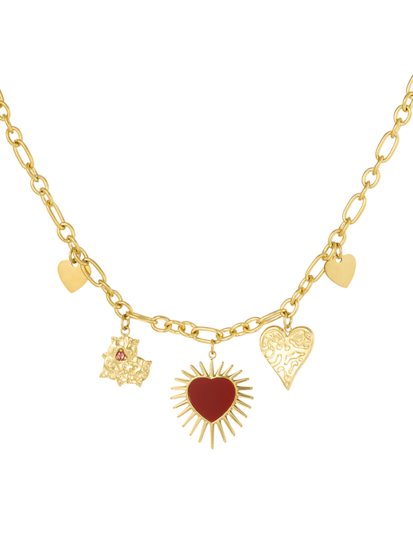 BEDELKETTING ENDLESS LOVE - GOUD