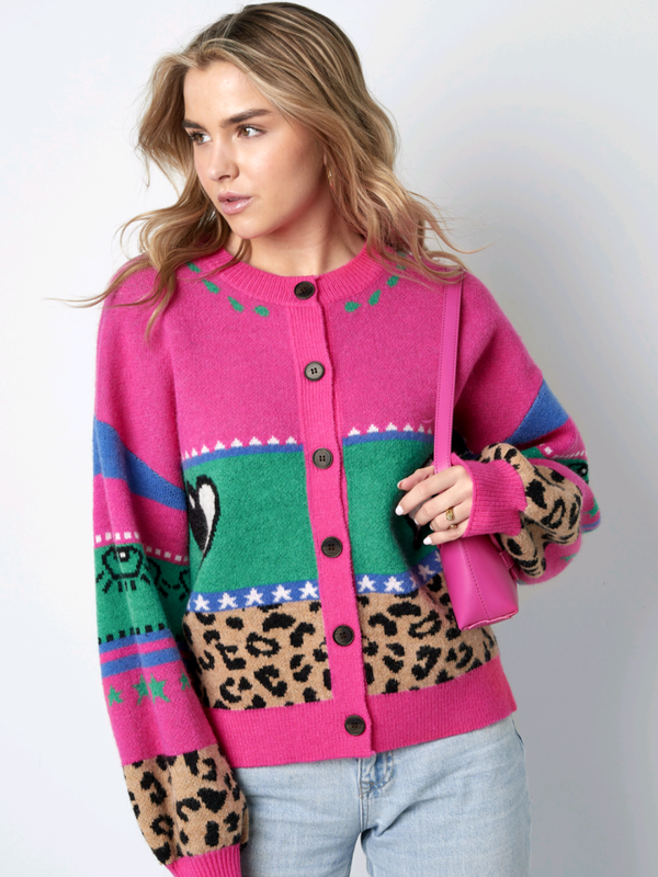 CARDIGAN DREAMY DAYS - ROZE
