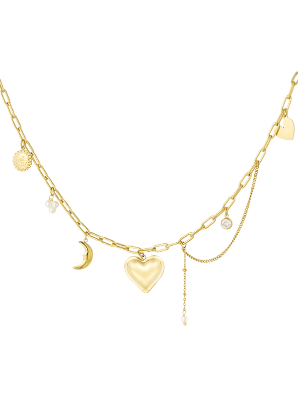 BEDELKETTING AMORE MORE - GOUD