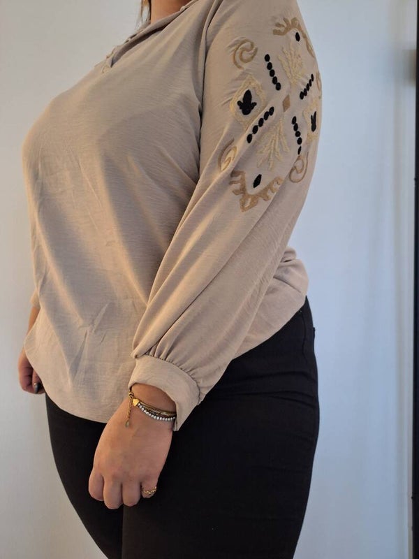 BLOUSE TEXAS - BEIGE