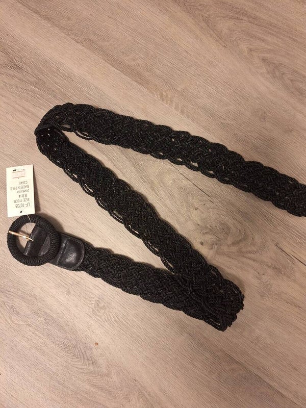 BOHO RIEM - ZWART 110 cm