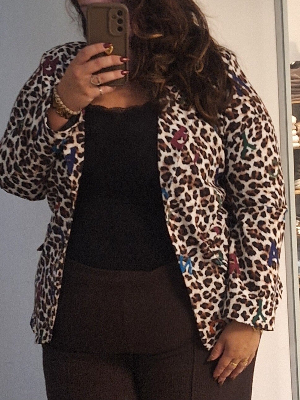 BLAZER MET LETTERS - PANTERPRINT