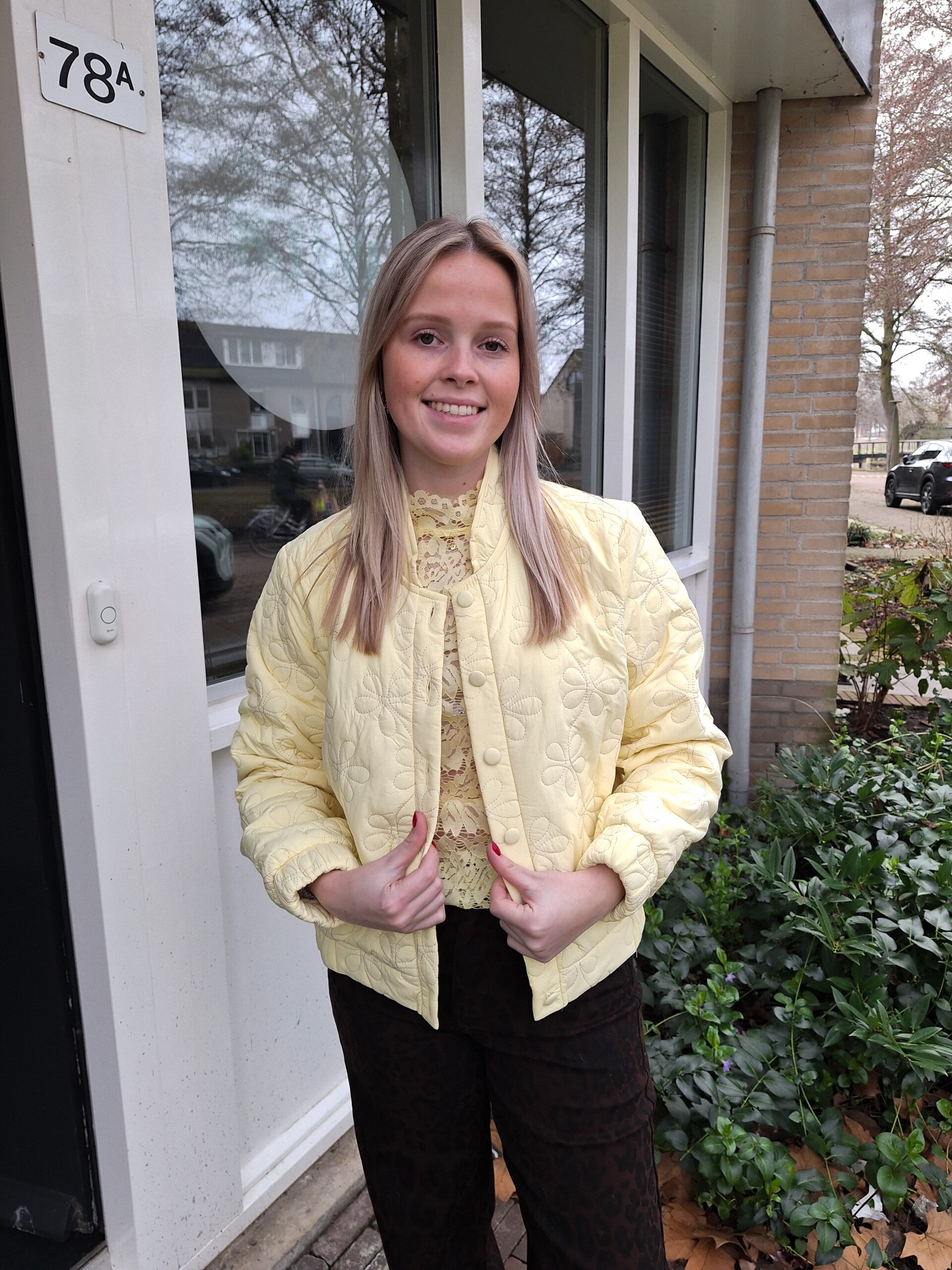 AZZURRO BOMBERJACK DAISY - GEEL