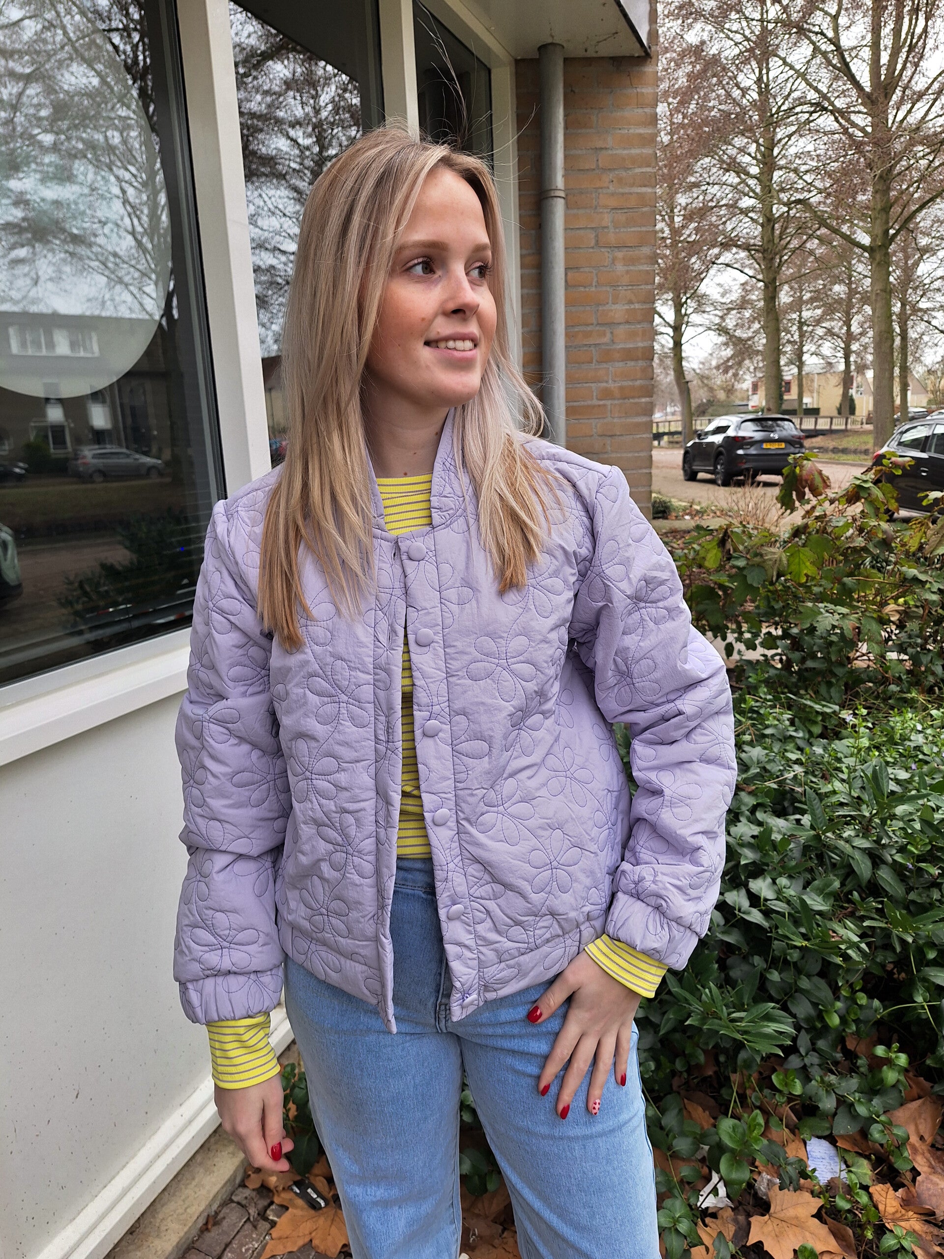 AZZURRO BOMBERJACK DAISY - LILA