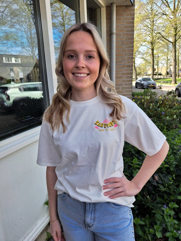 T-SHIRT SARDINES - WIT