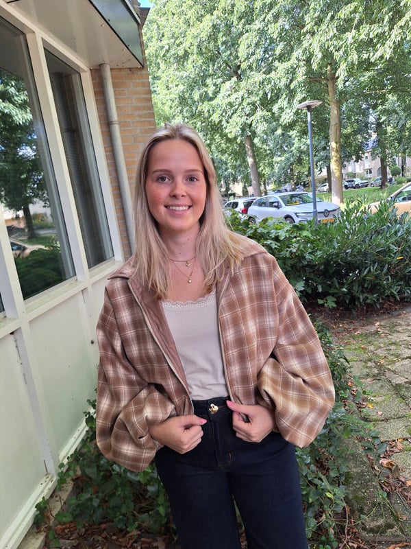 GERUIT BOMBERJACK - BEIGE