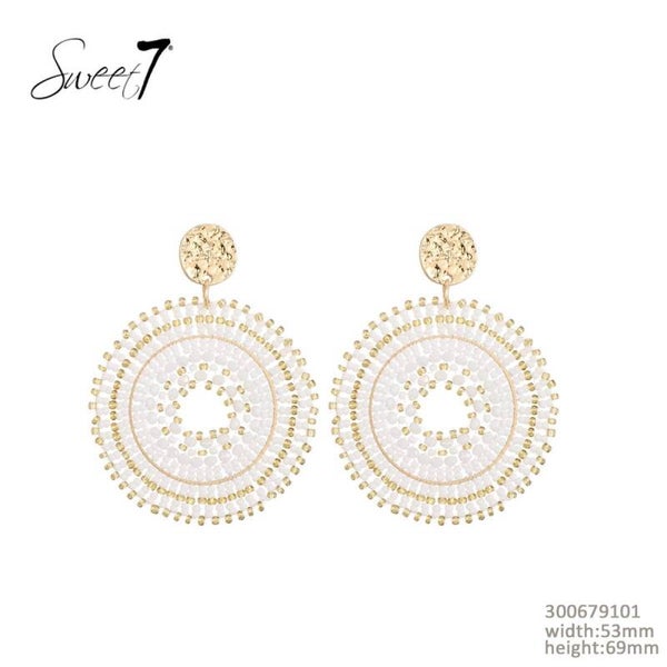 OORBELLEN 300679101 - GOUD/WIT