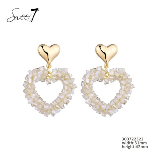 OORBELLEN 300722322 - GOUD/WIT