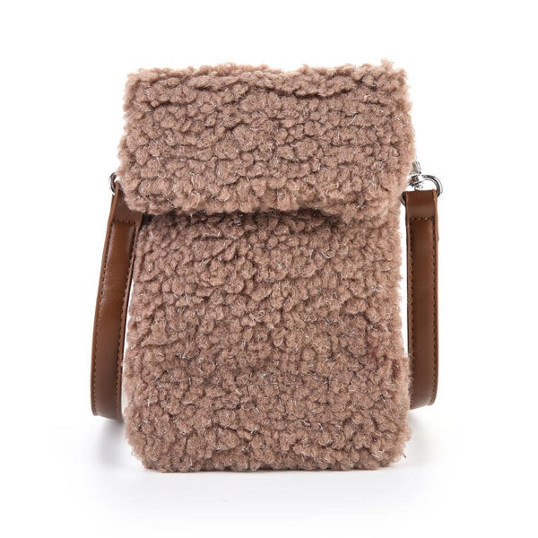 TELEFOONTASJE TEDDY - TAUPE