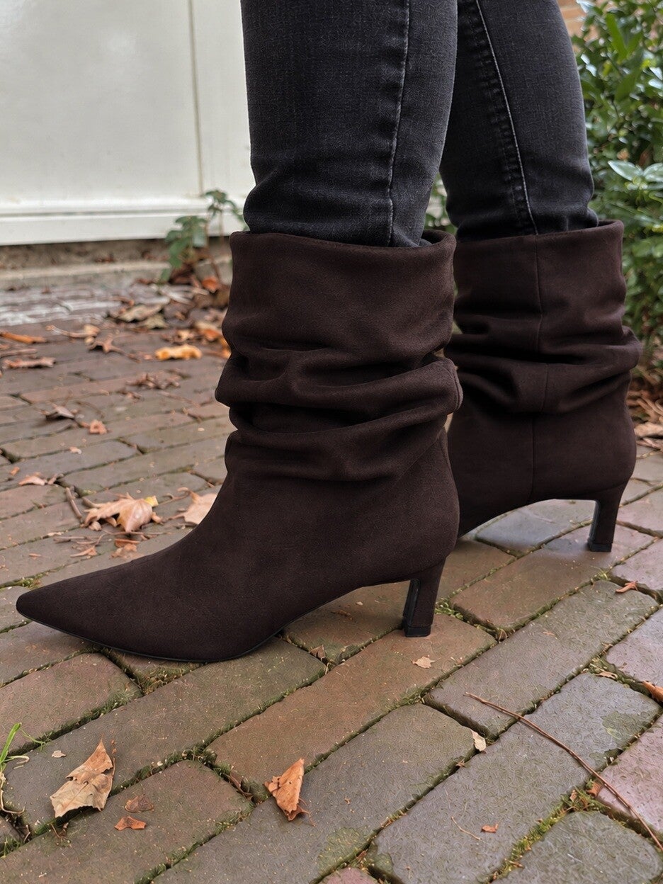 SLOUCHY HEELS ENKELLAARZEN - BRUIN
