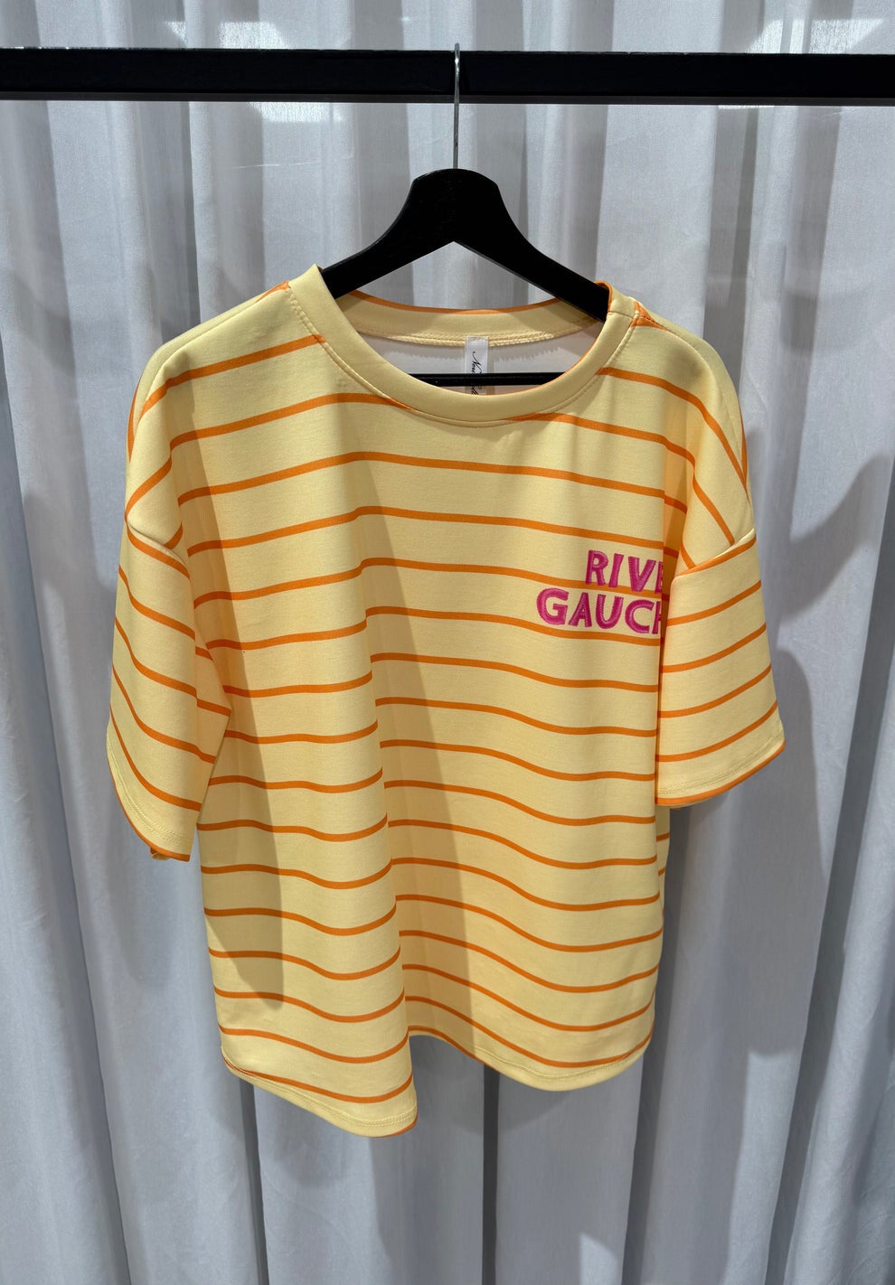 T-SHIRT RIVE GAUCHE - GEEL