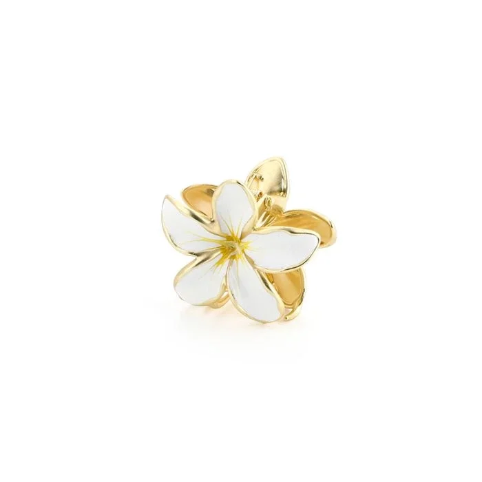 HAARKLEM METAAL BLOEM KLEIN - WIT