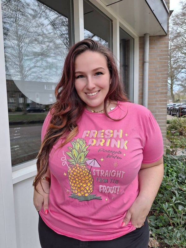 T-SHIRT FRESH DRINK - ROZE