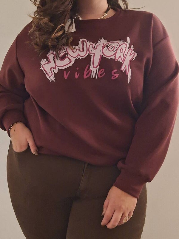 TRUI NY VIBES - BURGUNDY