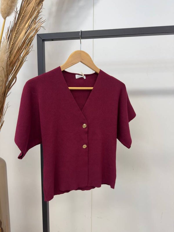 TOP MET GOUDEN KNOPEN - BORDEAUX