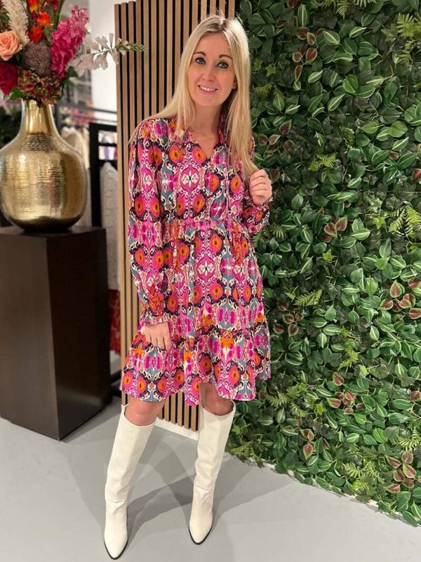 JURKJE AZZURRO - MAGENTA