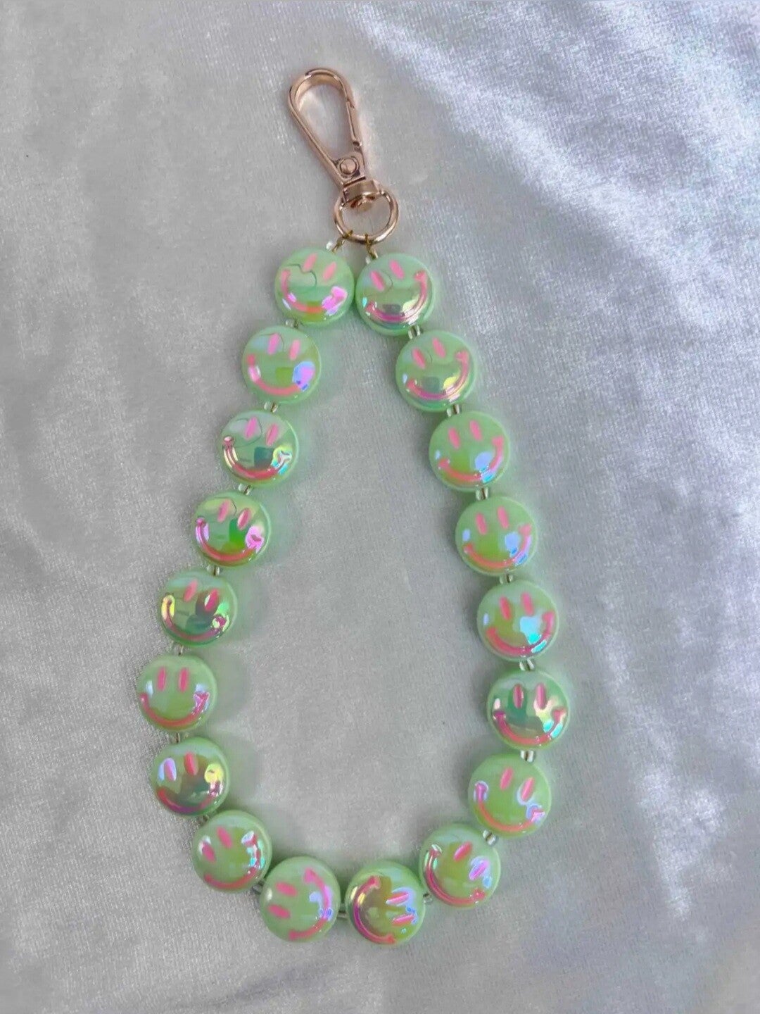 TELEFOONKOORD SMILEY - GROEN