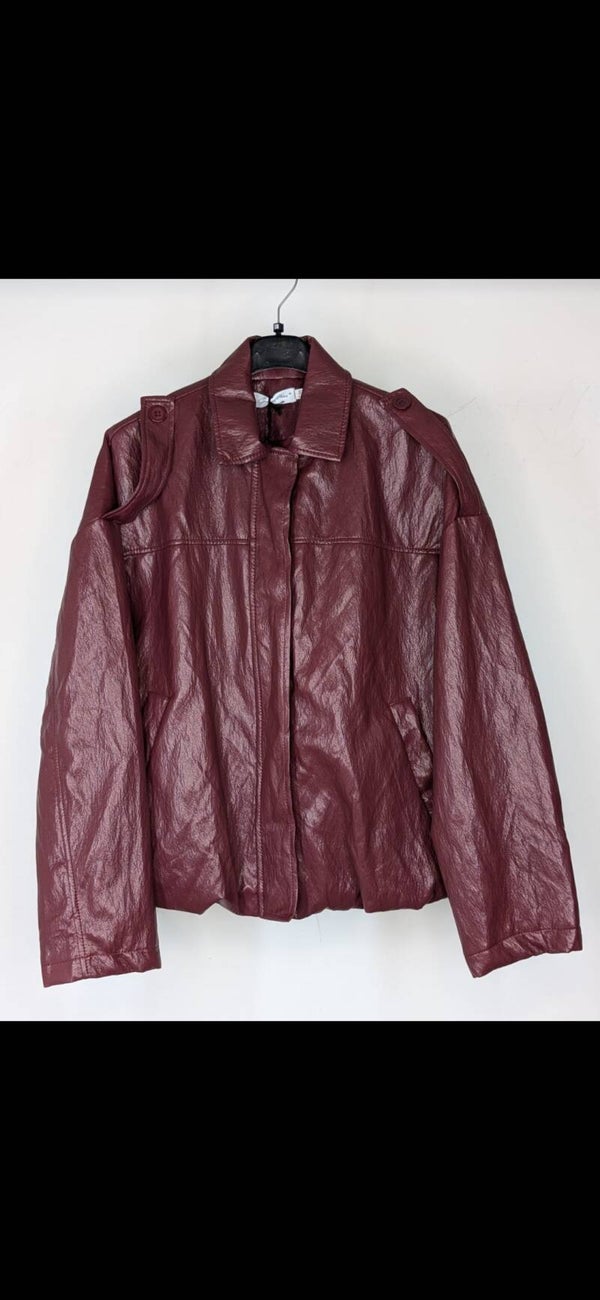 LEATHERLOOK JASJE - BORDEAUX
