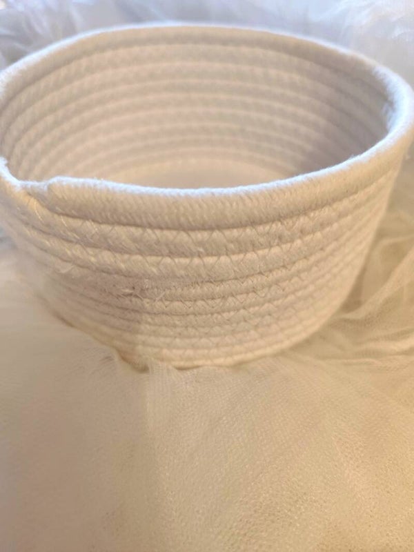 Panier blanc L