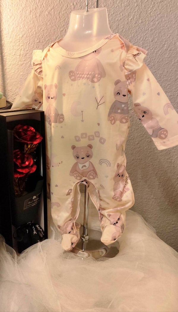 Pyjama ourson rose panda