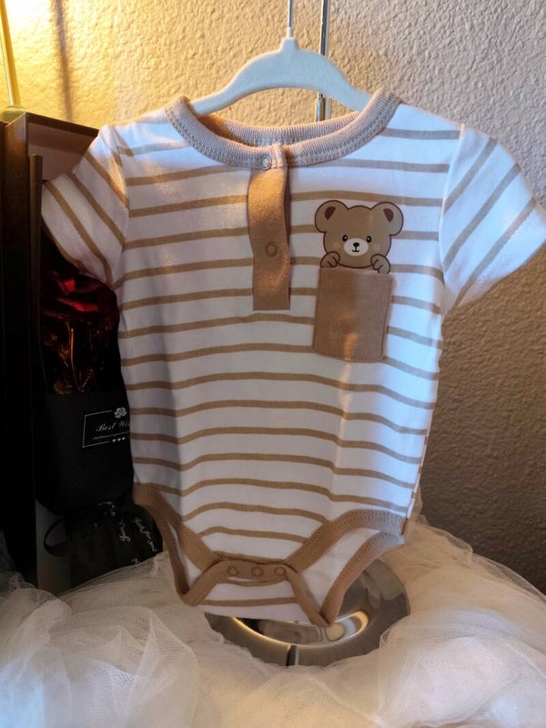 Body ourson ligné