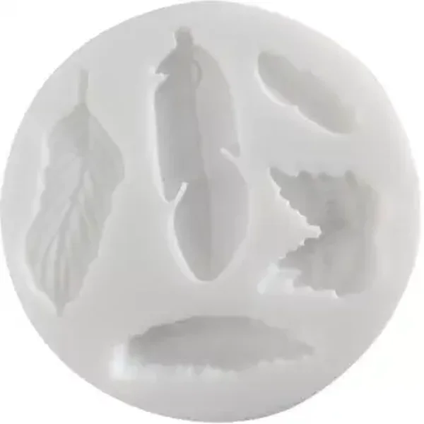 Sillicone mold feathers