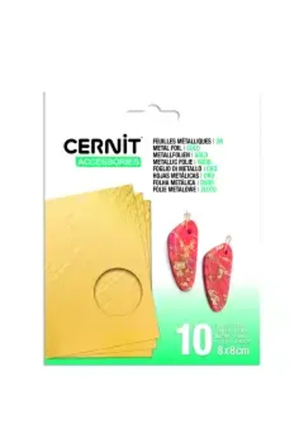 Metallic gouden blaadjes – pak van 10 foliebladen