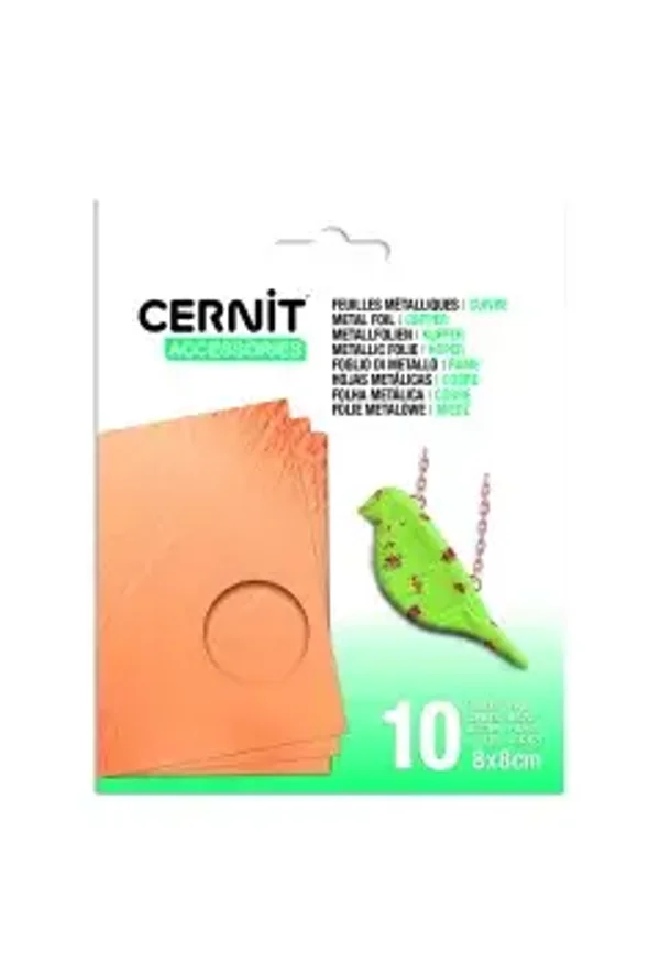 Metallic koper blaadjes – pak van 10 foliebladen