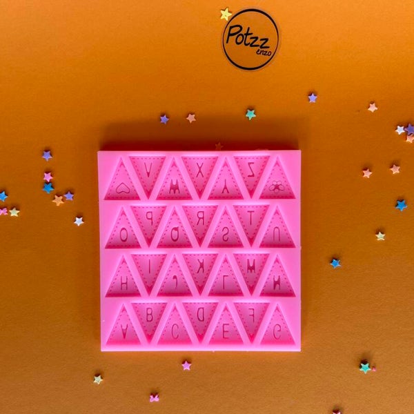 Silliconen malletje letters