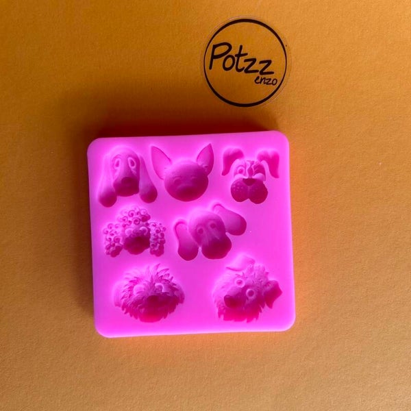 Sillicone malletje hondenkopjes