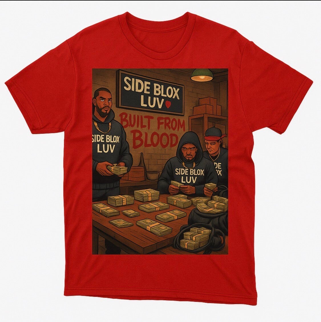 Side Blox luv story t shirt