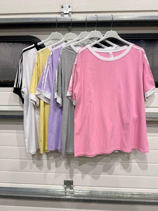Shirt met streep (prijs,voorraad)