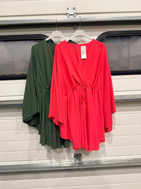 Vlindermouw blouse (prijs)