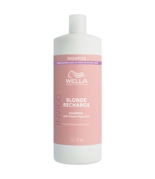 Wella Invigo Blonde Recharge Shampoo Cool Blonde 1000ml