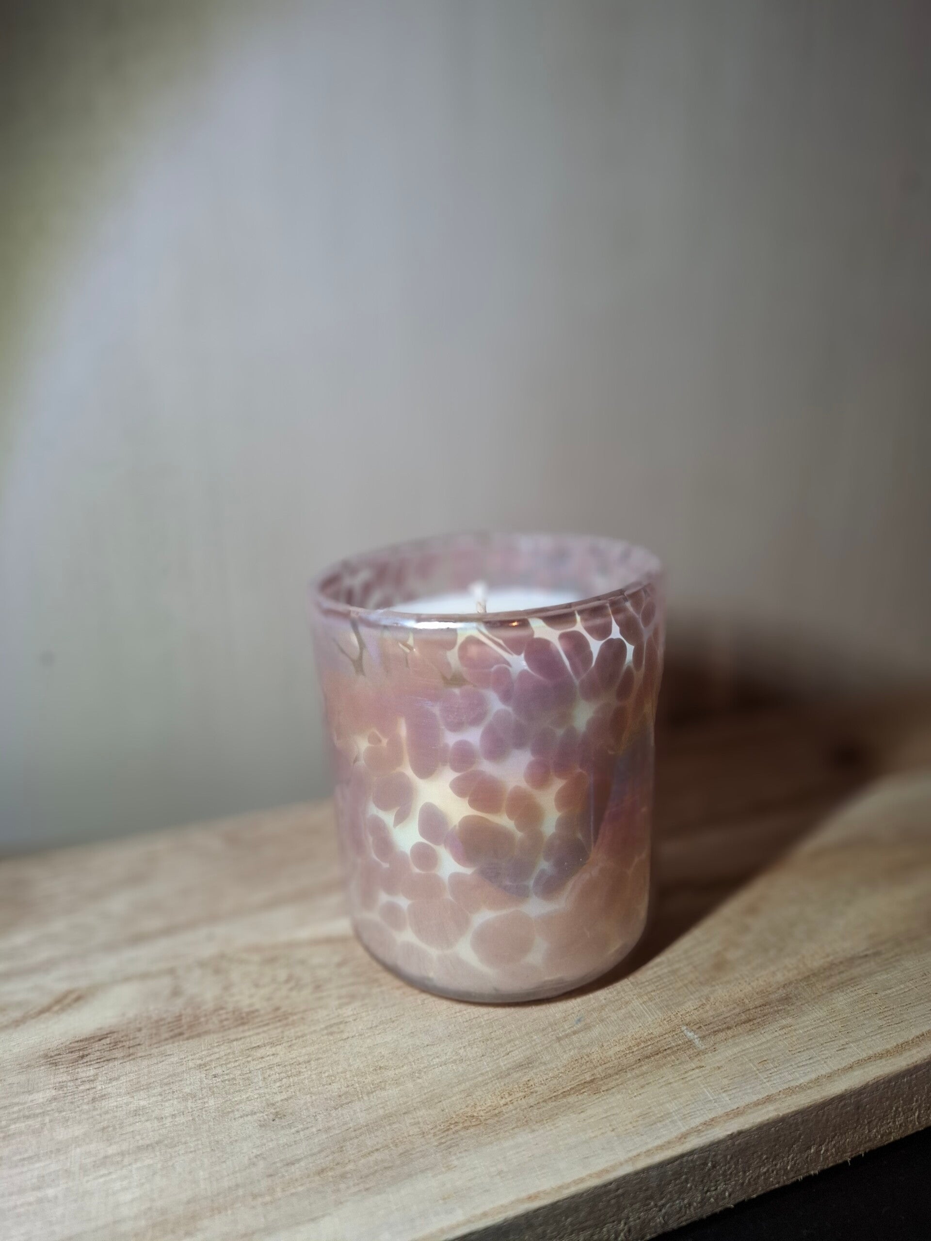 Glazen Kaarsenpot Roze – Windlicht voor Kaars of Kaarsenzand