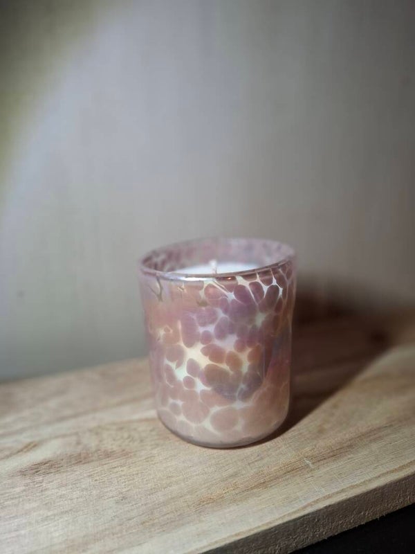 Glazen Kaarsenpot Roze – Windlicht voor Kaars of Kaarsenzand