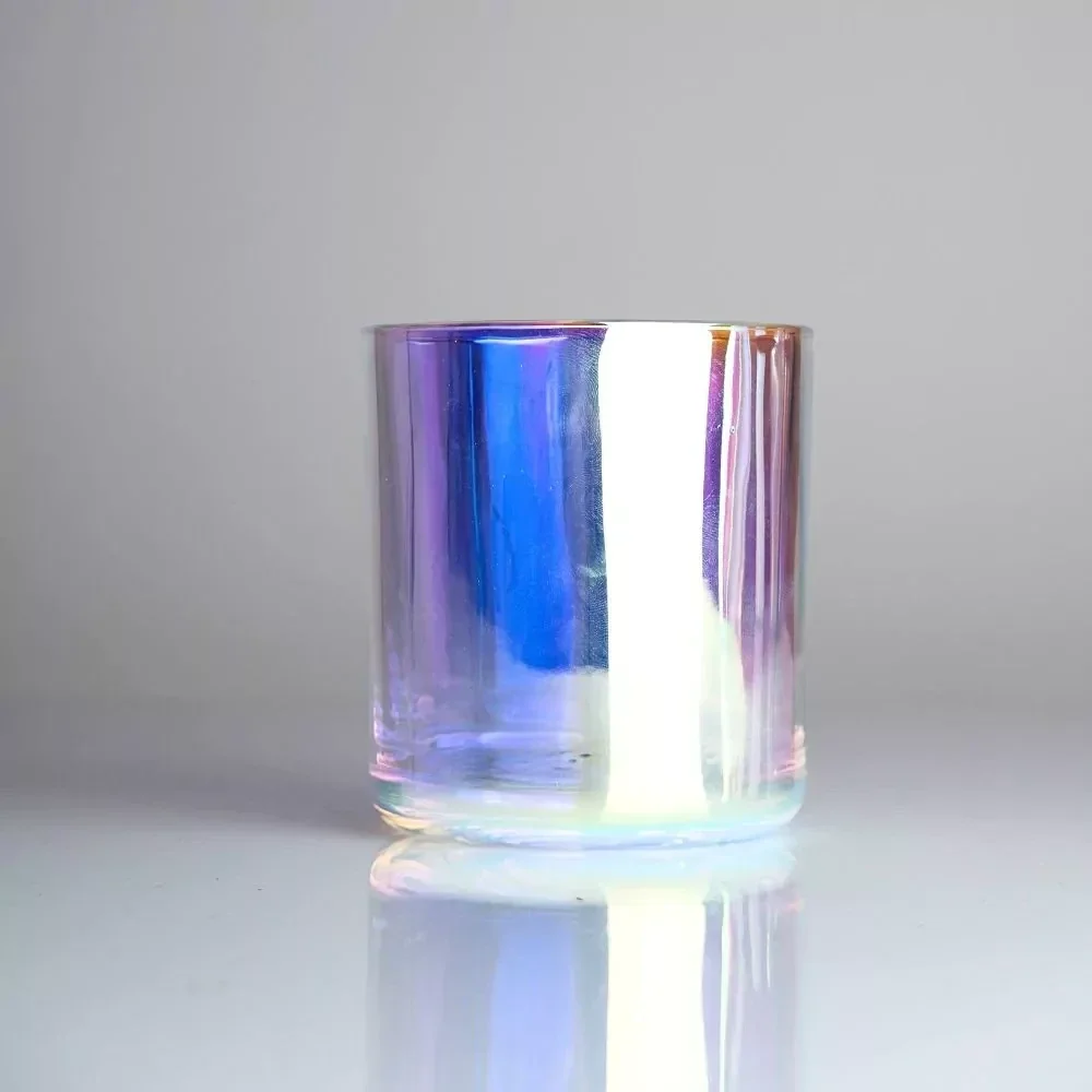 Glazen Windlicht Regenboog – Kaarsenpot voor Kaars of Kaarsenzand