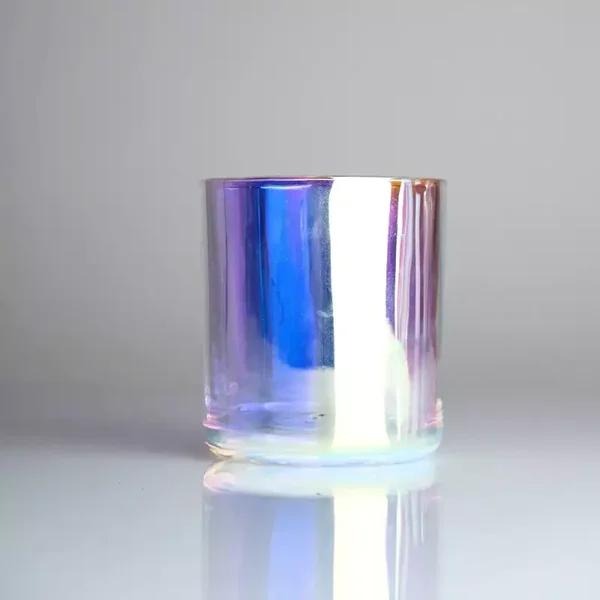 Glazen Windlicht Regenboog – Kaarsenpot voor Kaars of Kaarsenzand