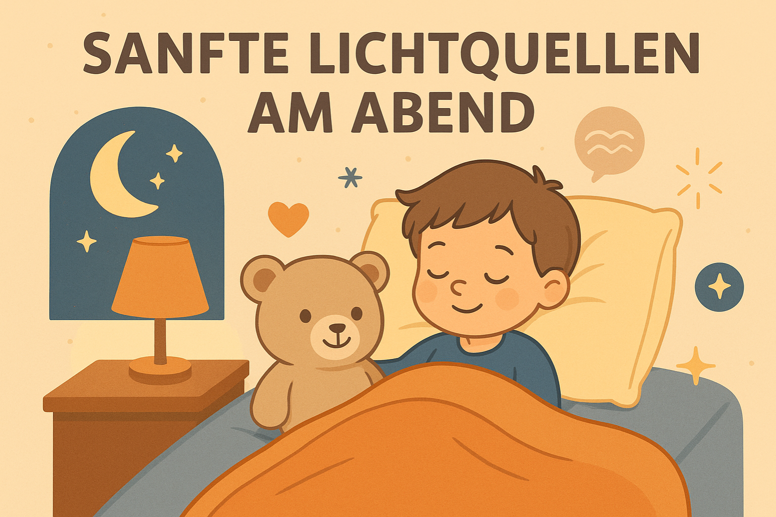 Wie das richtige Licht beim Einschlafen hilft