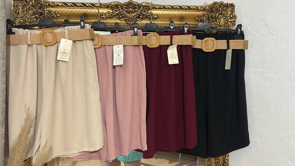 Pantalón corto lino