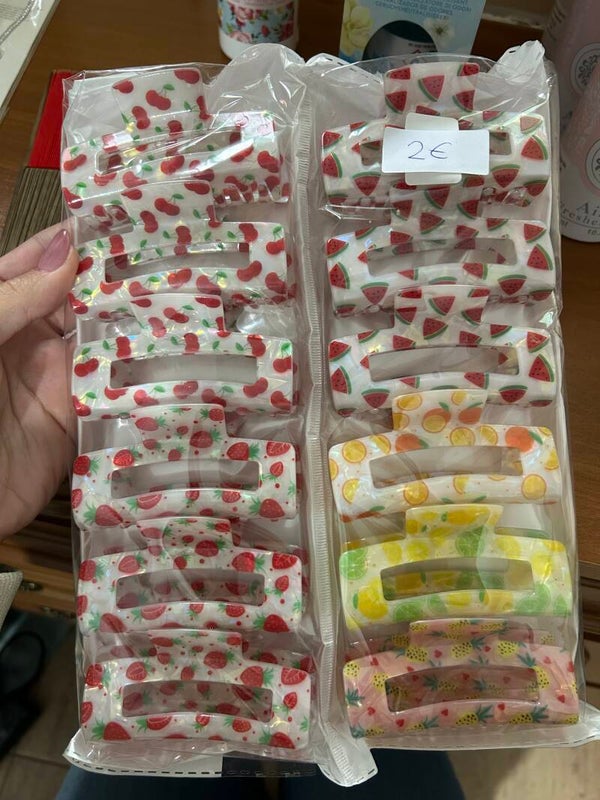 Pinzas frutas