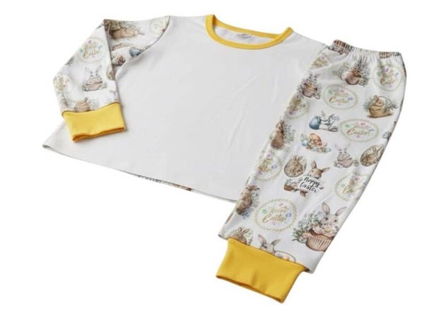 Easter pyjamas -cuffed style