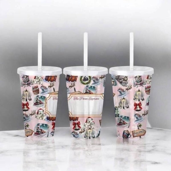 Pink polar cups