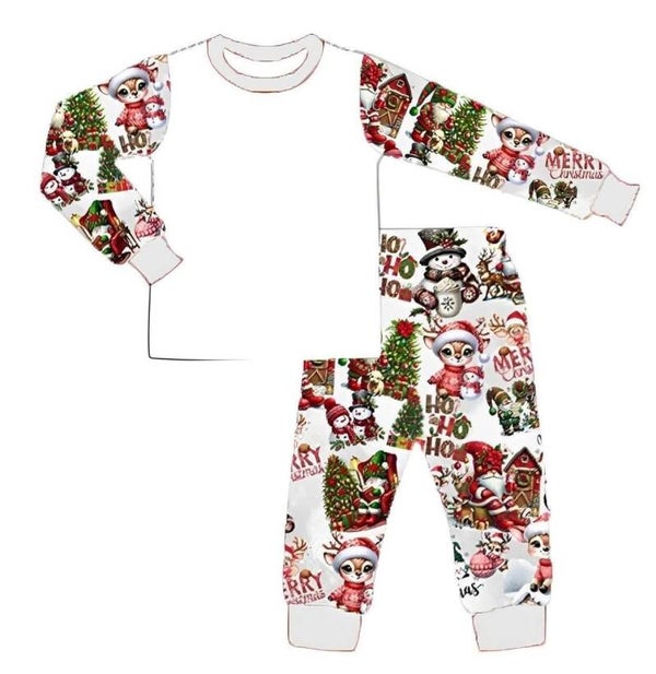 Ho ho design Christmas pyjamas and rompers