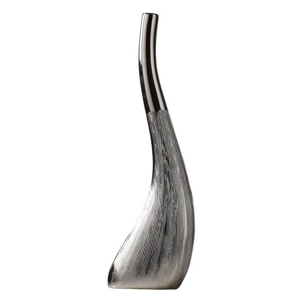 Silver Curved Bottle